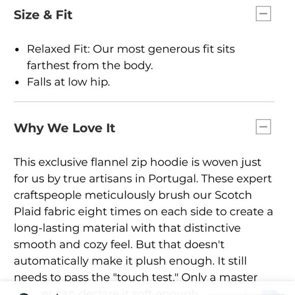 L L Bean Womens Scotch Plaid Full Zip Flannel Hoodie Shirt Shacket Chore Cabin - Picture 11 of 11